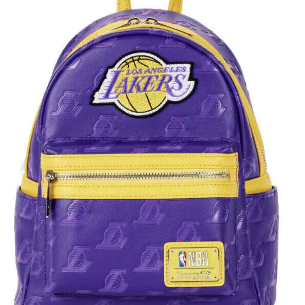 Loungefly NBA Los Angeles Lakers Logo Mini Backpack